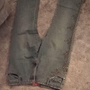 Embellished Side Detail Denim Jeans